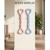 DAWZMR 2 PCS Figure 8 Resistance Bands for Women, 15