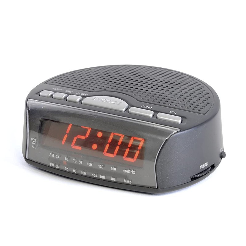 LLOYTRON "Daybreak" Alarm Clock Radio with Buzz Alarm or Radio