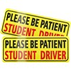 HTH Inc Student Driver Sticker Magnet for Car - Highly