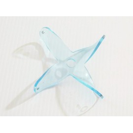 Jungle Beaks Acrylic Curved X Bird/parrot Toy Parts Crafts 1 Piece Blue