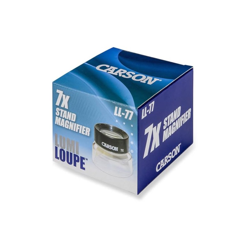 Carson LumiLoupe Lupa de Pie 7X con Doble Lente (LL-77)