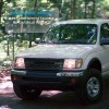Autohai Front Grill for 1997-2000 TOYOTA TACOMA W/Lights Black