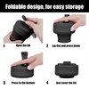 1 x foldable cup, 1 x water bottle lanyard, foldable
