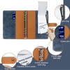 Leather Notebook Binder A5, PU Leather Refillable Notebook Ring Binder