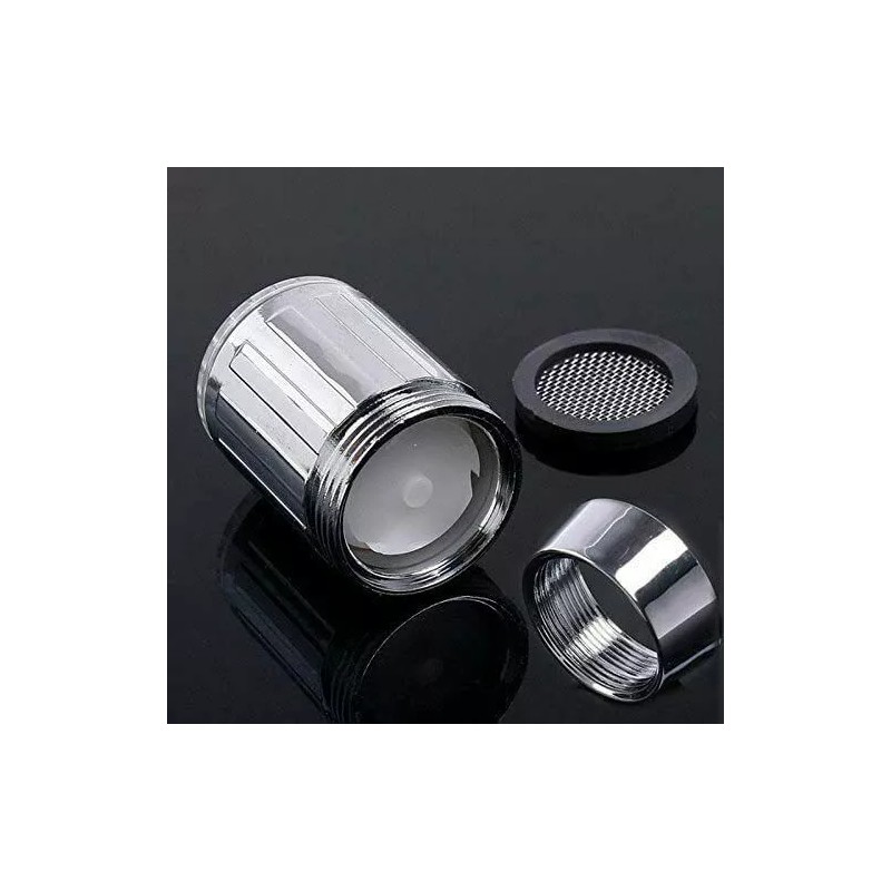 N1 2 Pcs LED Water Stream Faucet Light 7 Colors