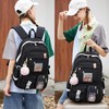 Backpack for Girls with Accessories Laptop Bookbags 16 Inch Kawaii
