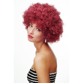 Wig me up Afro Wig, Foxy, Brown, Funky Disco Hair, Tokyo PW0011