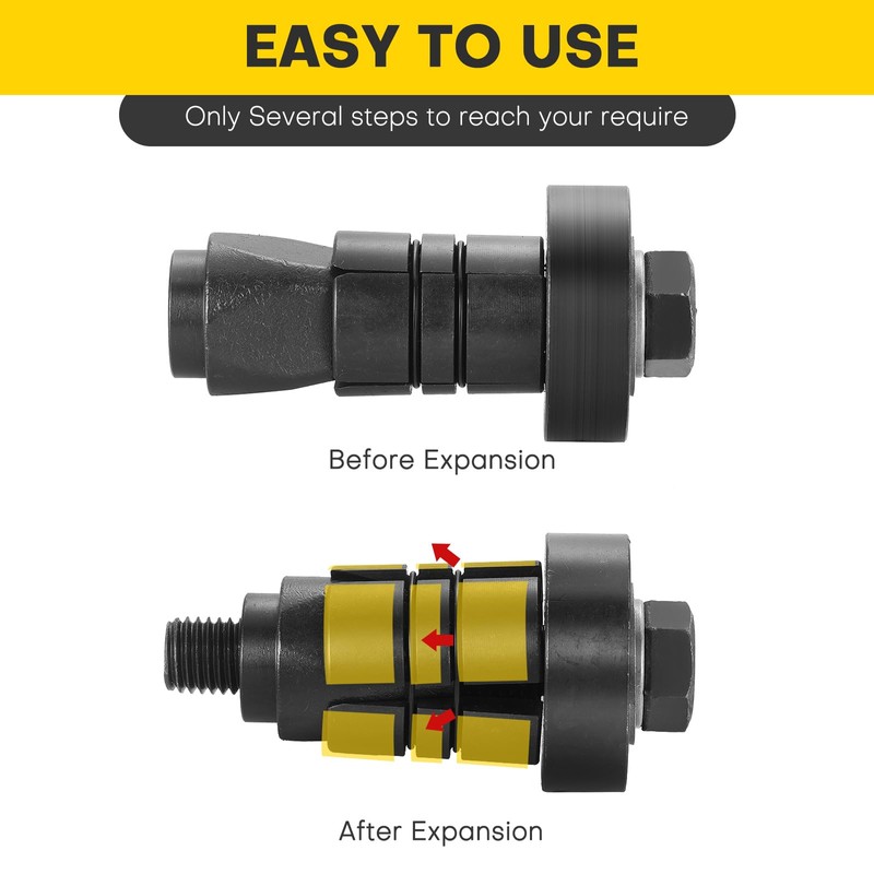 Acymner Exhaust Pipe Expander Stretcher Tool Kit 1-5/8” to 4-1/4”,
