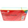 Silvine Coloured Record Cards 5" x 3" Ruled Flash Cards