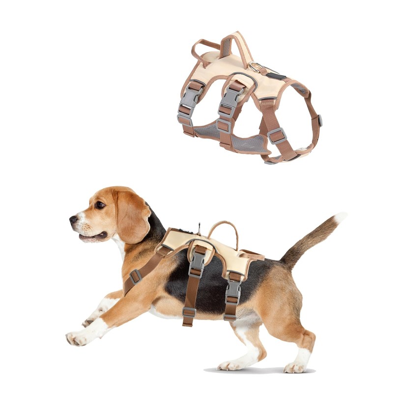Wisebom Multi-Purpose Dog Harness, Escape Proof Anti-Pull Dog Harness, Anti