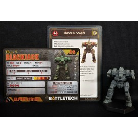 Catalyst Game Labs Battletech Blackjack Mech, Pilot Cards Alpha Strike Inner Striker Lance Catalyst