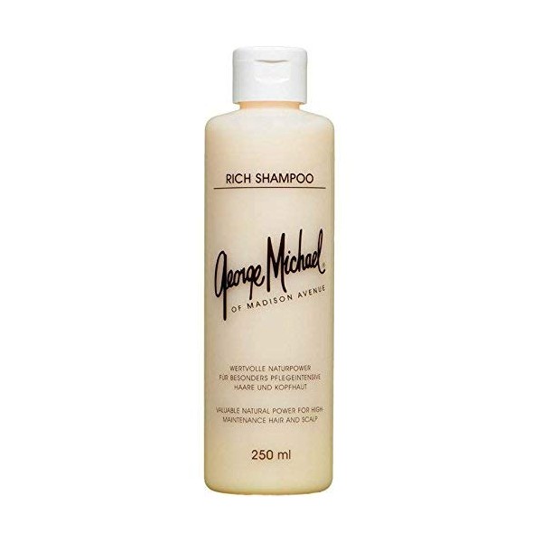 GEORGE MICHAEL Rich Shampoo 250ml for Extra Pflegeintensive Hair and Scalp