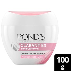 Pond's Crema Facial Anti-manchas Clarant B3 Piel Balanceada a Grasa 100 g - 100 g - Daily Care