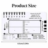 ECG RULER Pocketcard - Transparent EKG Calipers 7 Step Ruler