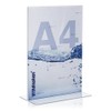 VITAdisplays® T-Advertising Stand, T-Stand Table Stand, Acrylic Stand, DIN A4