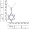 THE JEWEL ZONE White Cubic Zirconia Star of David Pendant