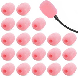 20 Stück Ersatz-Windschutz für Mikrofon, winddichter Mikrofonschwamm, Pop-Filter für Handmikrofone, Mikrofonabdeckung für Interviews und Outdoor-Aktivitäten