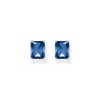 THOMAS SABO Women Ear studs blue stone silver 925 Sterling