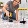 3-Piece Drill Brush Attachment Set, Nylon Power Scrubber Brushes for