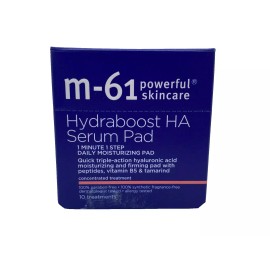 M-61 Powerful Skincare Hydraboost HA Serum Pad  10 Treatments /BNIB