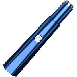 Recortador de Vello Nasal Azul Pvc para Barba y Orejas Sistema de Corte Rotatorio, Diseño de Alta Velocidad, Resistente al Agua, Formato Mini y 1 Juego