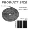 BSITSSS Stove Rope, Length 4m x Width 8mm Heat Resistant