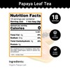 Buddha Teas Organic Papaya Leaf Tea - OU Kosher, USDA