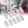 20pcs Hearing Aid Lanyard Clip ABS Portable Transparent Clip Accessory