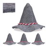 Relaxdays 10026105 Red and White Cord, Felt Hat, & Men,
