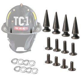 Firefighter Helmet Spikes - Fire Hard Hat Rivet, Cap Decoration Accessories, Nickel alloy, 1"L, 4 Pcs