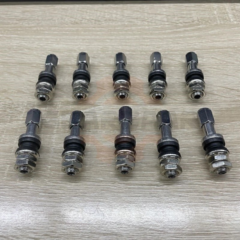 GEARZAAR 10* Stainless Steel Wheel Tire Valve Stems Hight Pressure