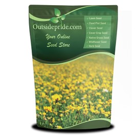 Outsidepride Perennial Birdsfoot Trefoil Seed - 10 lbs Nitrocoated, Inoculated, Winter Hardy, High Protein Forage Legume Seeds for Pasture, Hay, Silage Production & Livestock Grazing