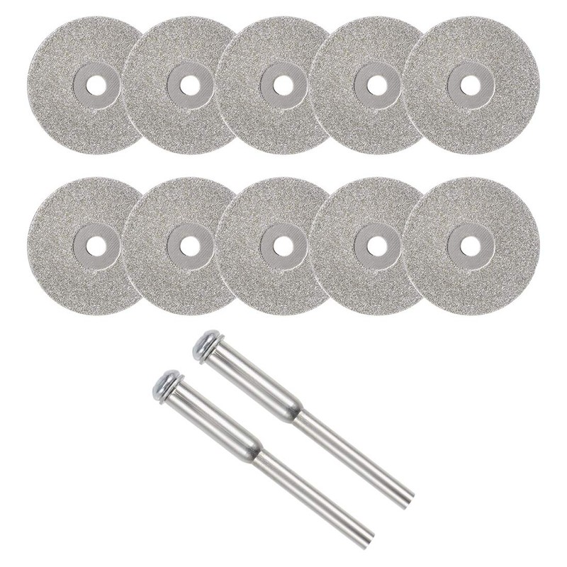 sourcing map 10 Pcs 22mm Diamond Cutting Wheels Cut Off