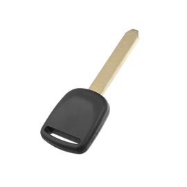 Partuto Replacement Uncut Transponder Chip Ignition Key Fit for Honda Civic CR-V 2002-2006 for Honda Odyssey Pilot 2003-2004 HO01PT - Pack of 1 Black Replacement
