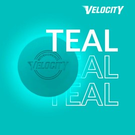 Velocity Practice Lacrosse Balls - 1, 2, 3, 6, 12, 18, 24, 36, 60 and 120 Packs - Official Size and Weight - Teal
