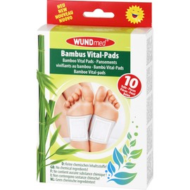Bamboo Plasters Vital Pads Detoxification and Vitalisation Pack of 10