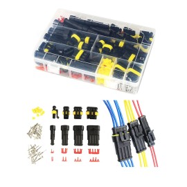 Twippo 352 Pcs Automotive Waterproof Electrical Connector Kit With Male Female Termi...