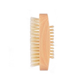 Kent NB3 Natural Bristle Fingernail Brush and Hand Scrub Brush for Nails. Beechwood Finger Nail Brush to Clean Nails and Nail Scrubber Brush for Hands, Feet, Fingernails, and Toenails. Made in England