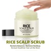 2-In-1 Scalp Scrub, Clarifying Shampoo, Rice Scalp Exfoliator For Deep
