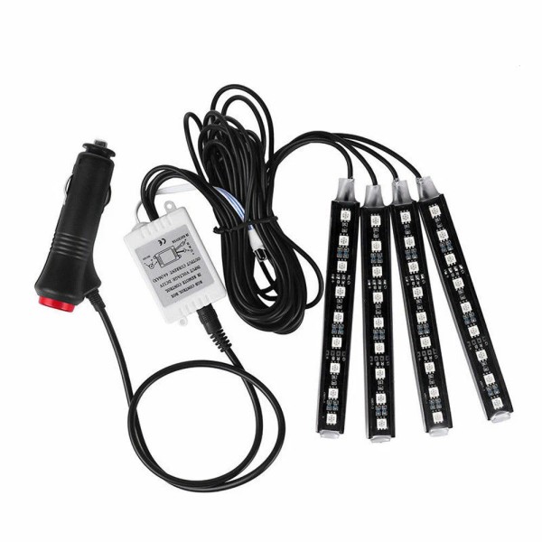 SHENKENUO RGB LED Car Interior Decor Flexible Atmosphere Lamp Strip