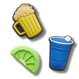 Crocs Jibbitz 3-Pack Shoe Charms | Jibbitz for Crocs, Happy Cheers, Small