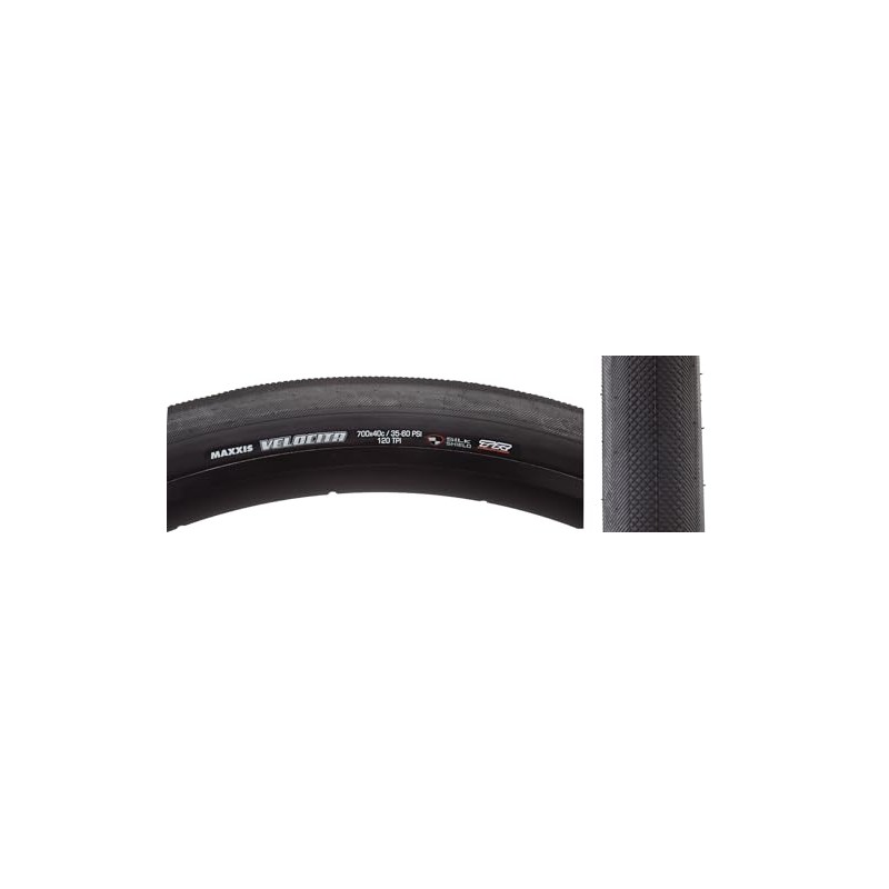 Maxxis Velocita AR 700x40C 120 TPI Dual Compound EXO/TR Tyre,