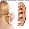 High Quality Wooden Comb, Natural Peach Wood Comb, Scalp Massage,