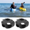 Boat Fishing Rod Fixed Mount Base Kit Plastic Lightweight DIY