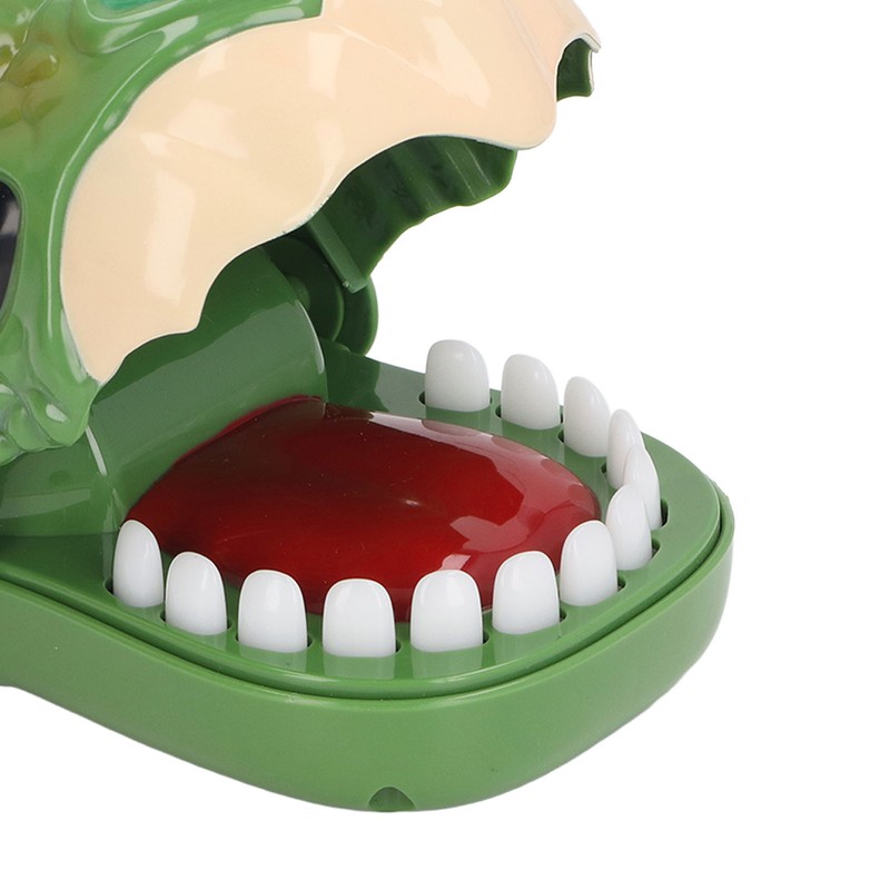 Finger Biting Prank Toy Dinosaur Shaped Interesting Interactive Press Teeth