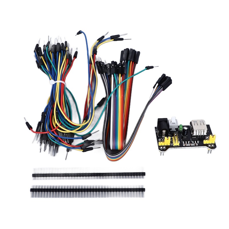 830 Tie Points Breadboard with Power Supply Module DIY Circuit