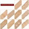 Quartzman 10 Pieces Wood Clay Roller Pattern Modelling 5.9 Inch