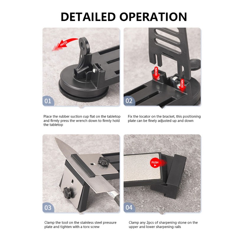 Fixed Angle Sharpener Kitchen Knife Sharpening Kits Sharpening Stone Holding