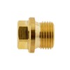 Sealing plug with hexagonal socket and collar G 1/8 inch,