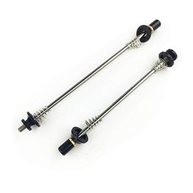 Silverock Bicycle Titanium Skewer Hub Parts MTB Road Bike Slow Quick Release Quick Release Quick Lever Black 5.3 inches (135 mm) / 5.1 inches (130 mm) / 3.9 inches (100 mm) Black